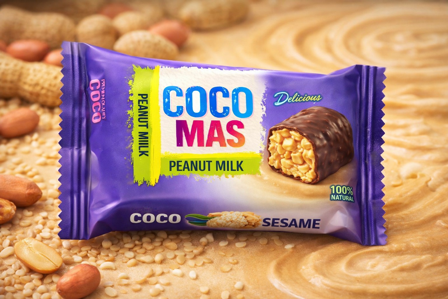 Peanut Milk Chocolate Bar